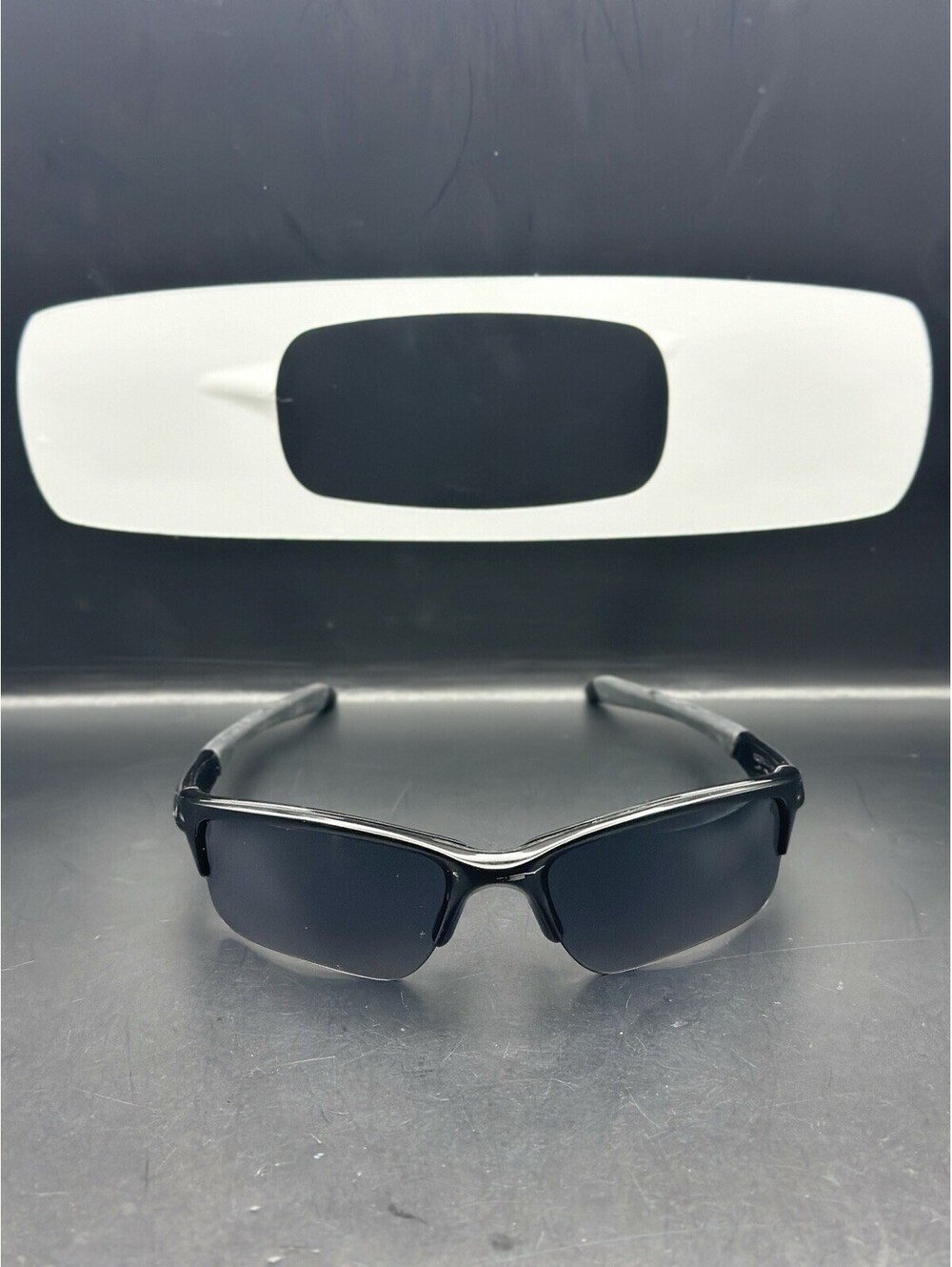 Oakley Quarter Jacket Polished Black/Grey Lenses OO9200-16